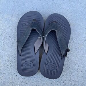 Cobian Ridgeline Mens Black Flip Flops Thong Sandals RID20-001-08 Size 8 NEW